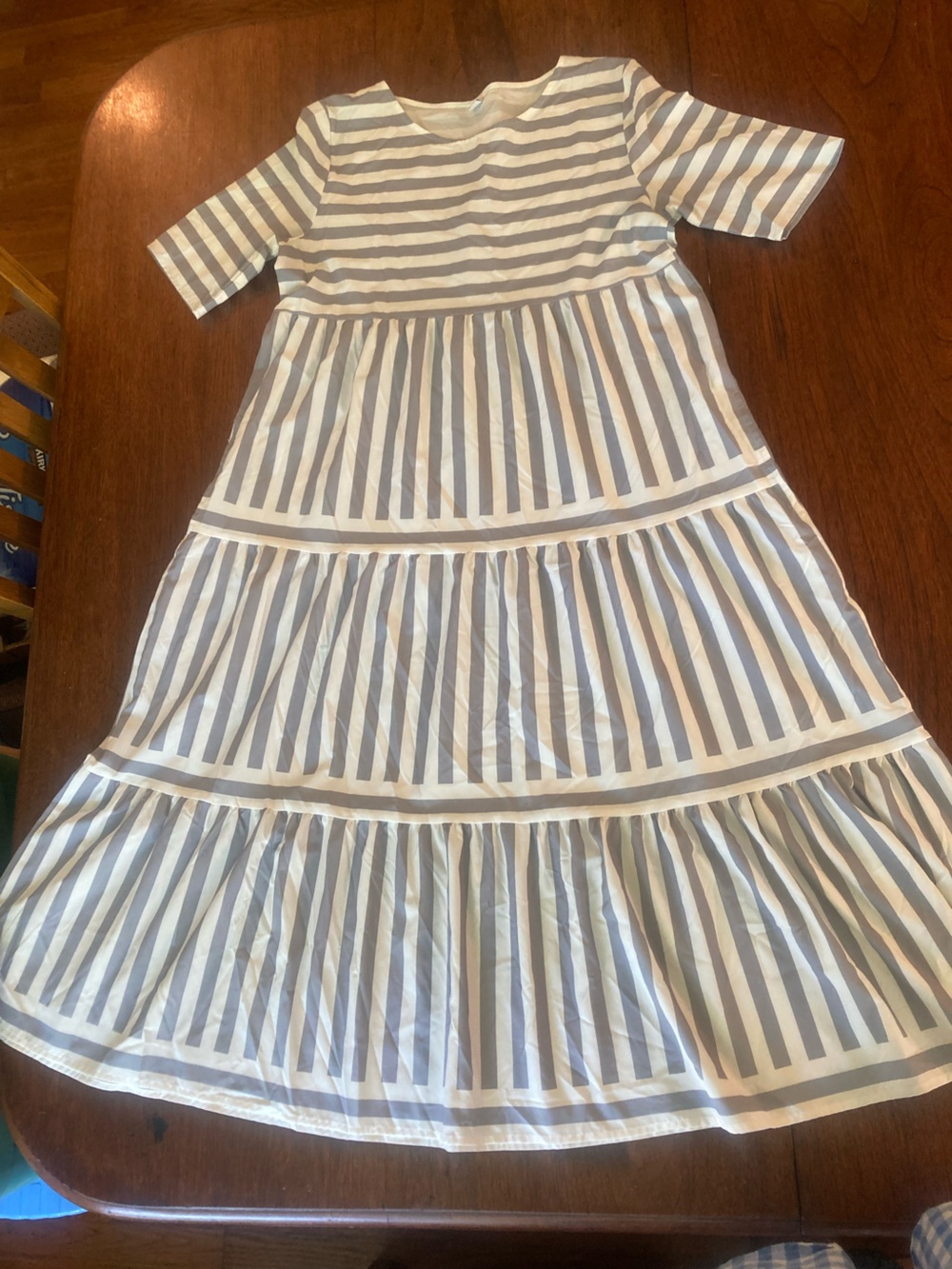 Cute striped maxi dress